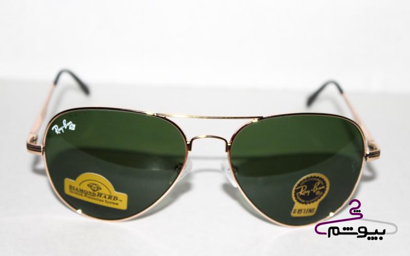 عینک آفتابی سبز برند Rayban